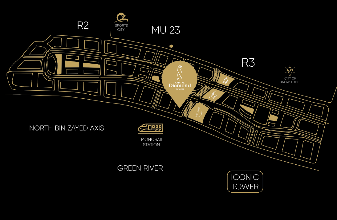 Amazon Capital Diamond Tower master plan