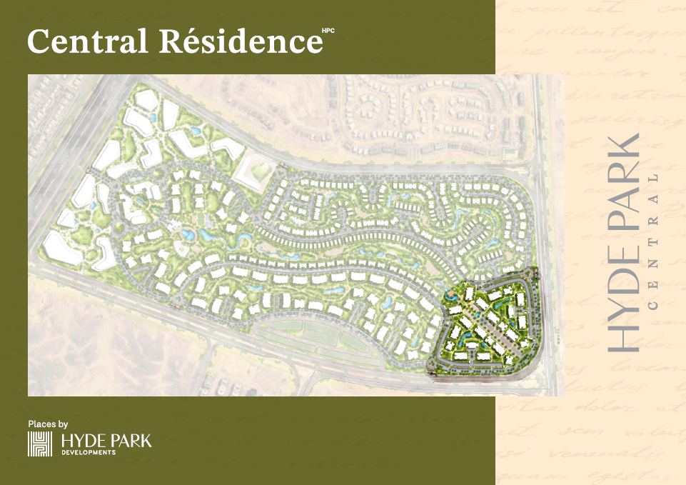 Central Residence – Hyde Park Central الماستر بلان