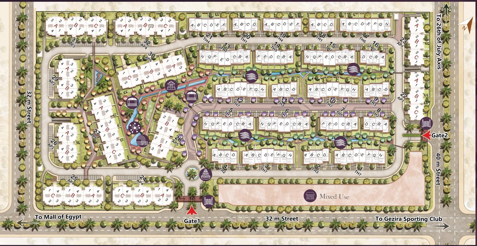 Club Hills Residence master plan