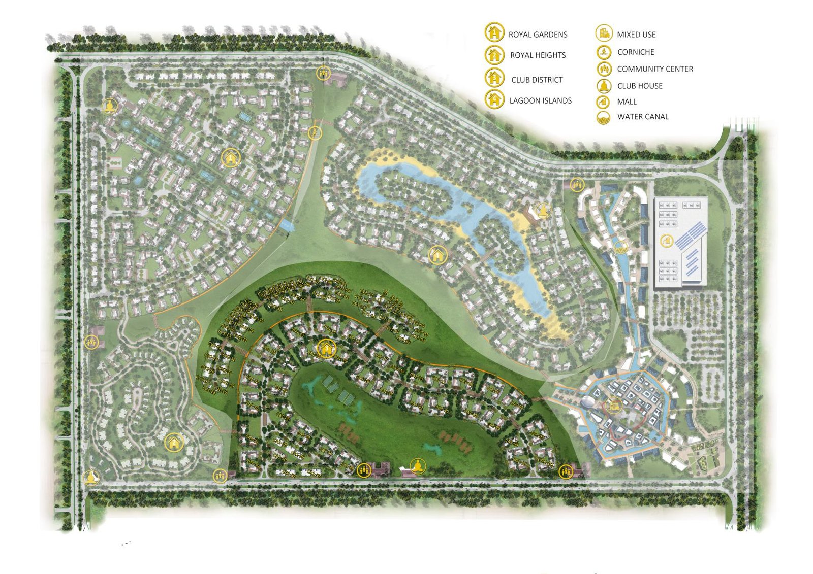 Club Park- ICity New Cairo master plan