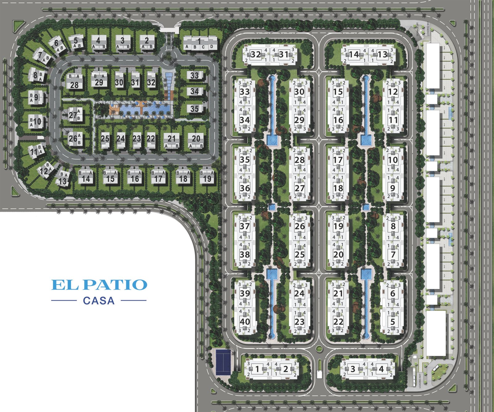 El Patio Casa master plan