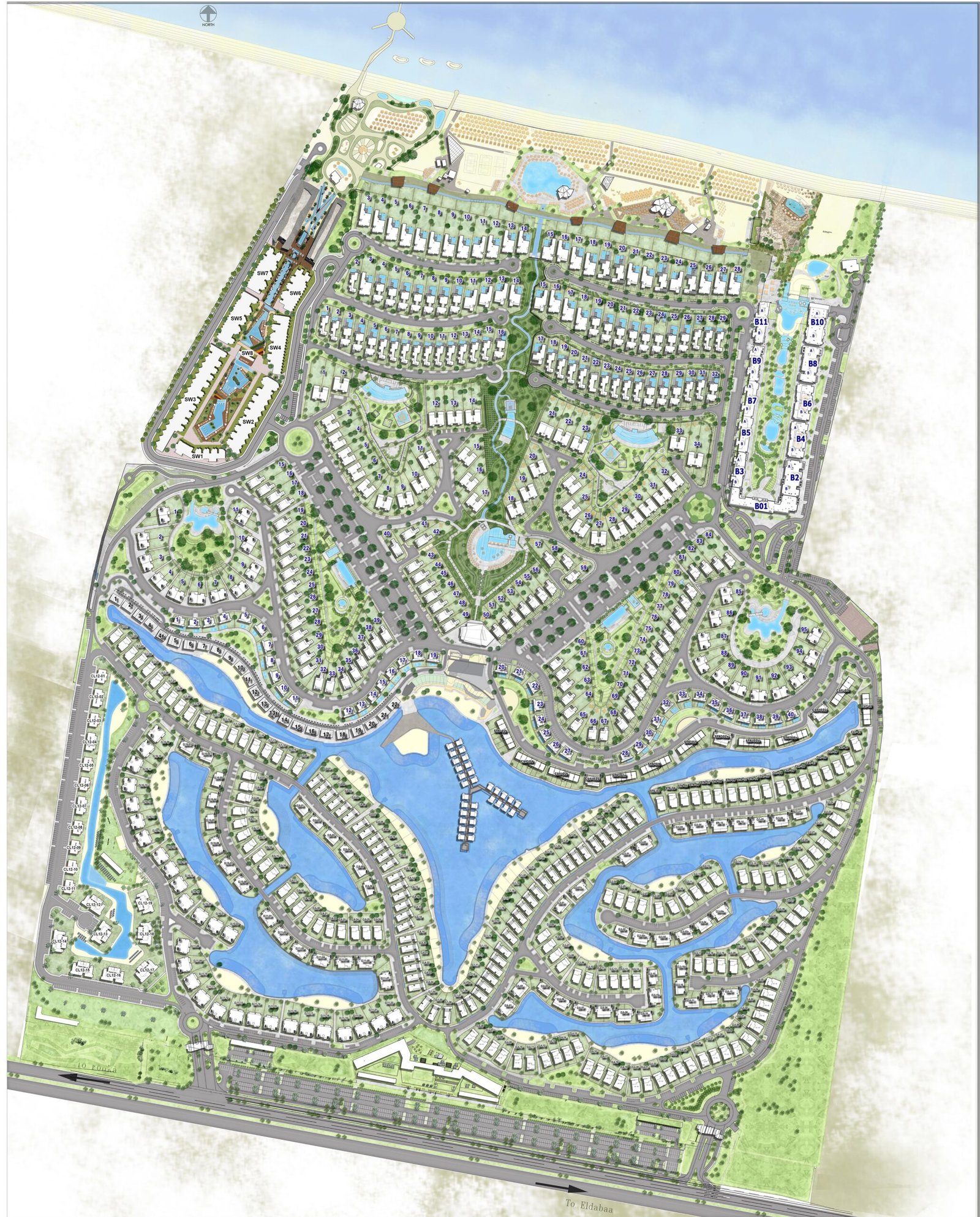 Fouka Bay master plan