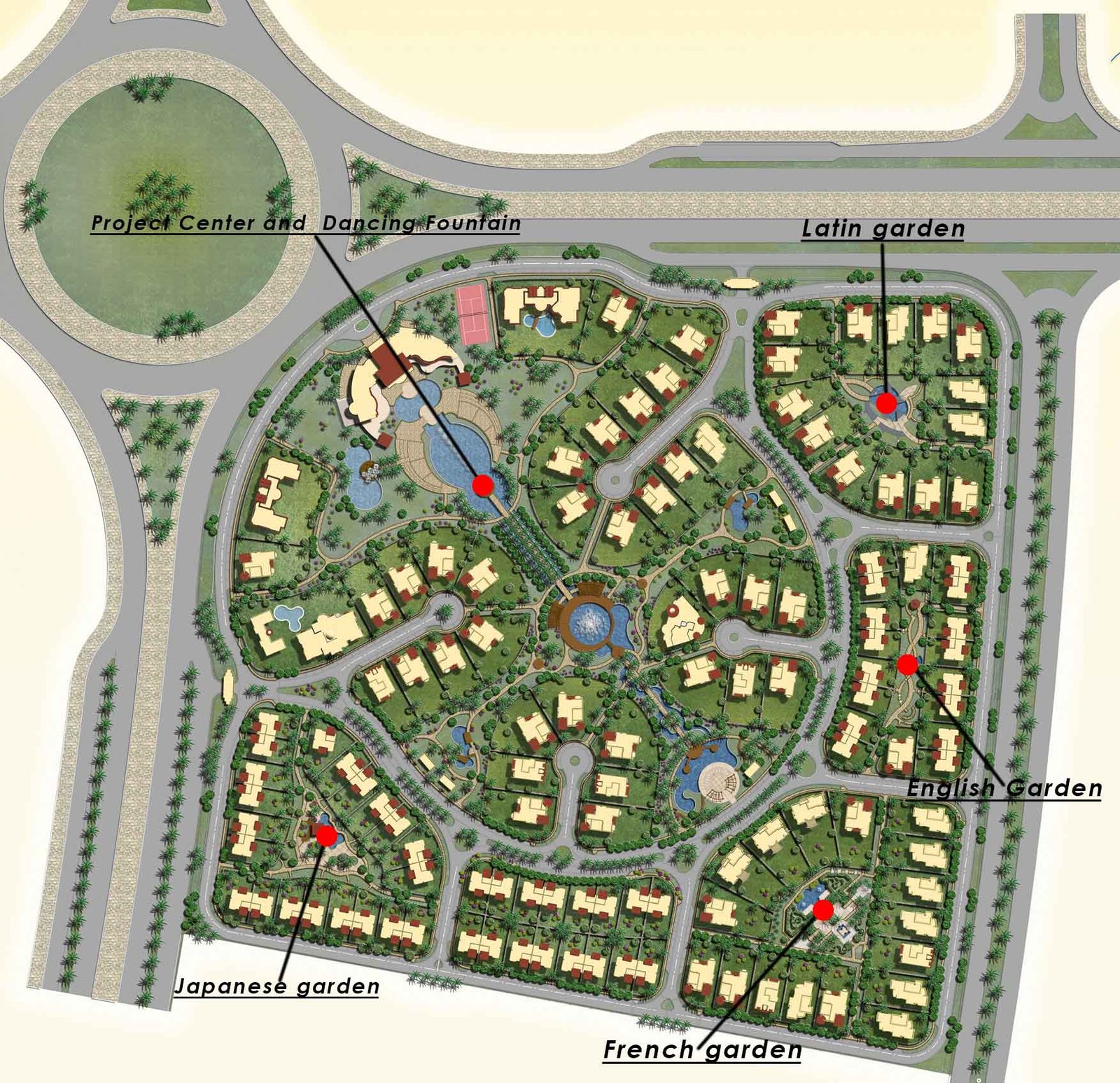 Fountain Park master plan