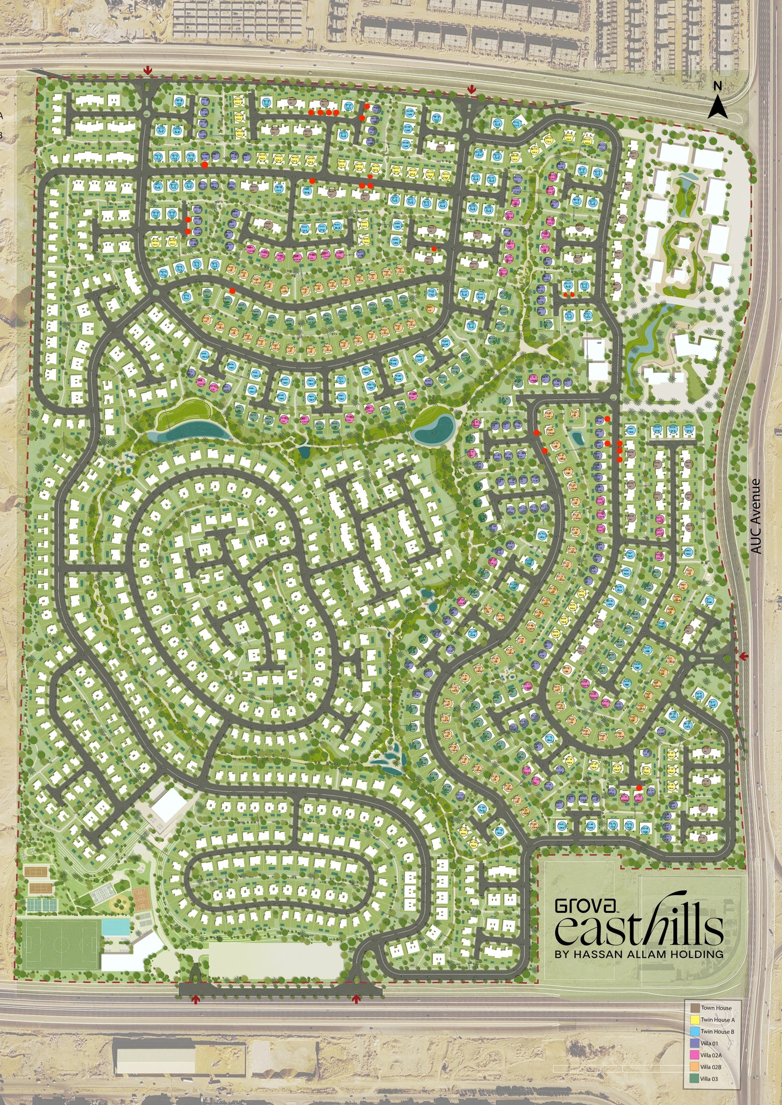 Grova East Hills master plan