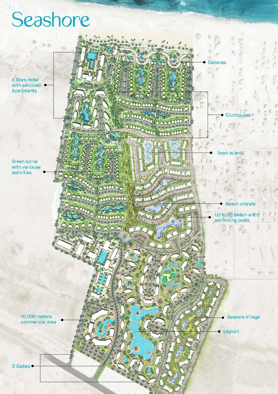 Hyde Park North – Seashore الماستر بلان