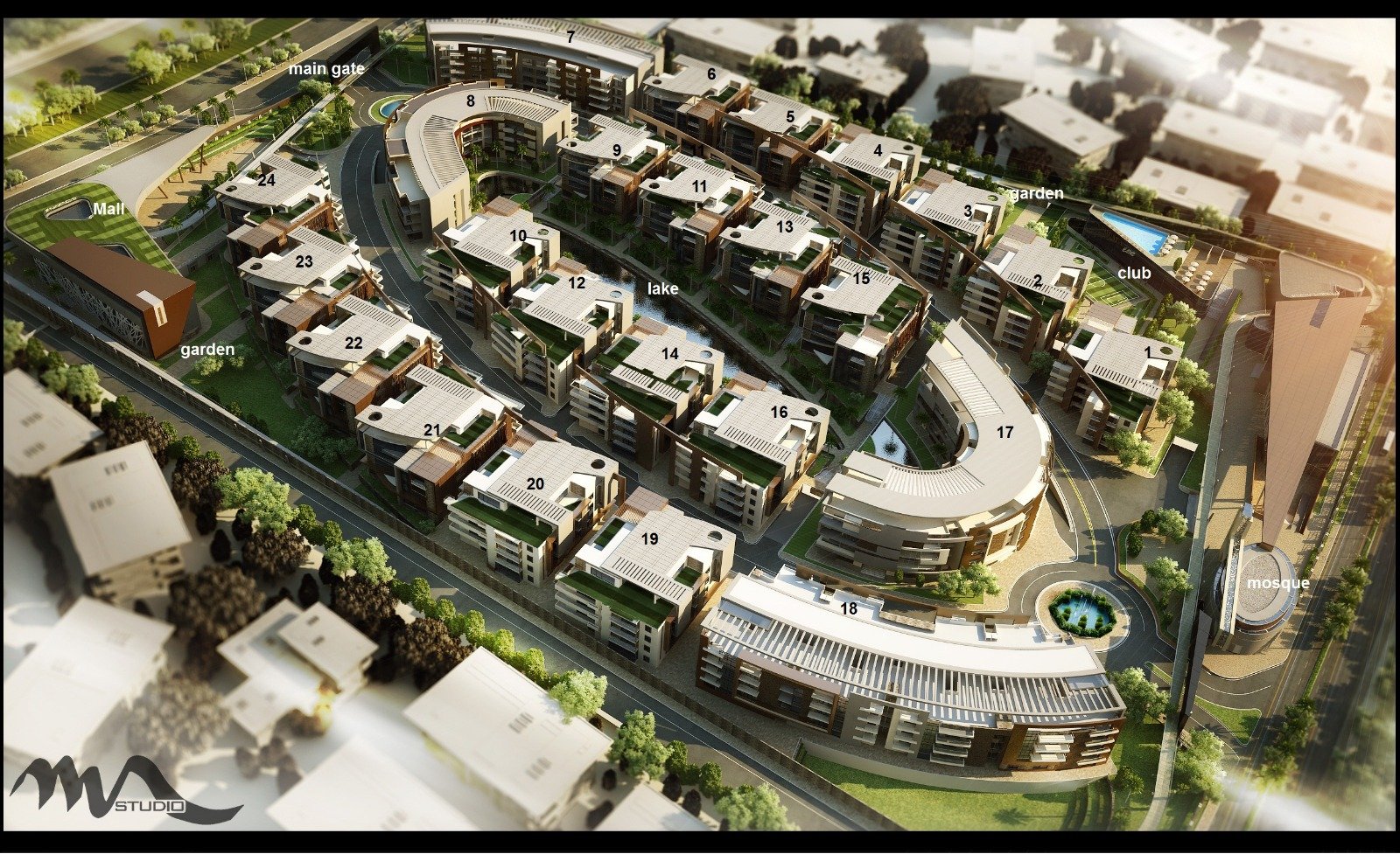 La Mirada – New Cairo الماستر بلان