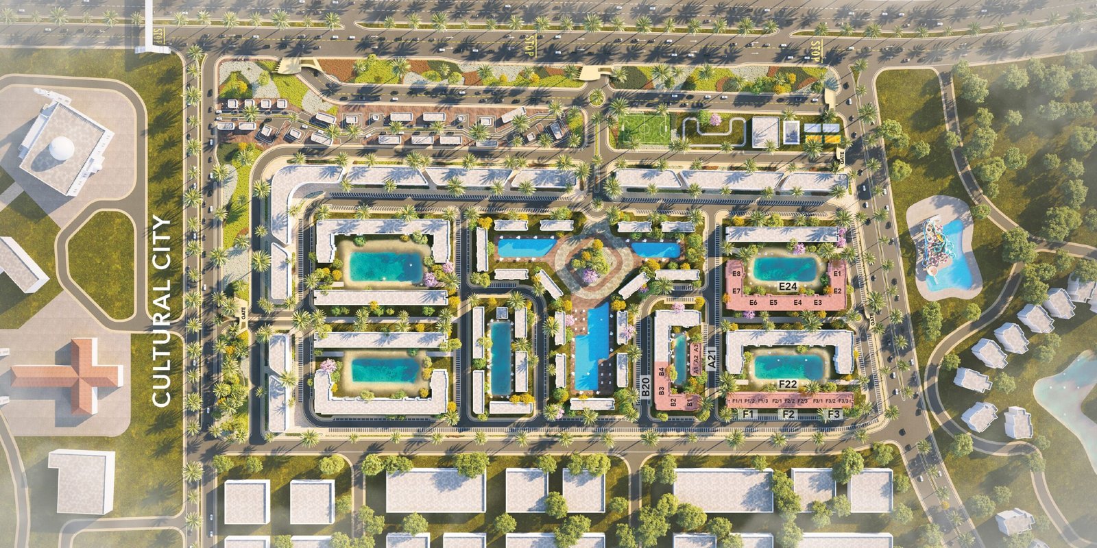 Lagoons Al Alamin الماستر بلان