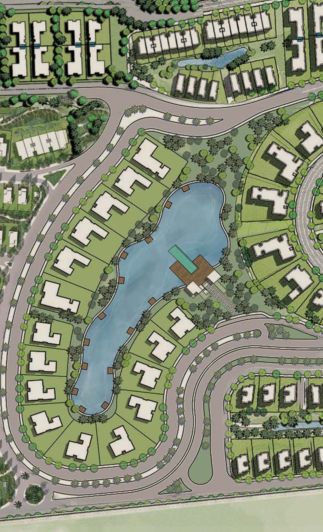 Lake Front Villas الماستر بلان