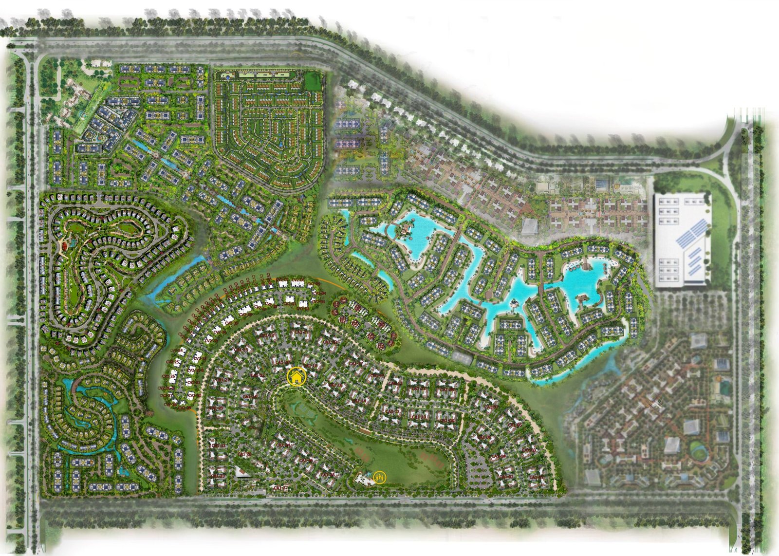 Mountain View ICity New Cairo master plan