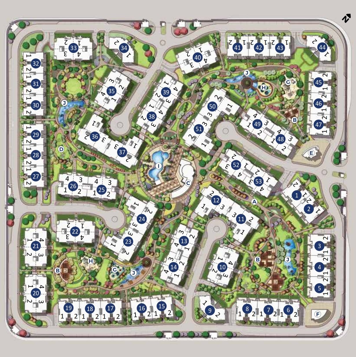 October Plaza الماستر بلان