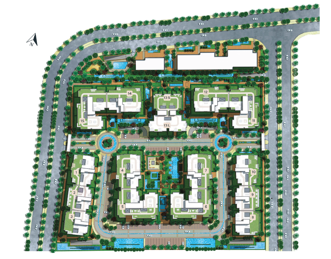 Orla Residence الماستر بلان