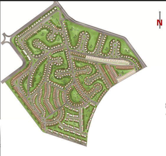 Palm Hills Golf Extension الماستر بلان
