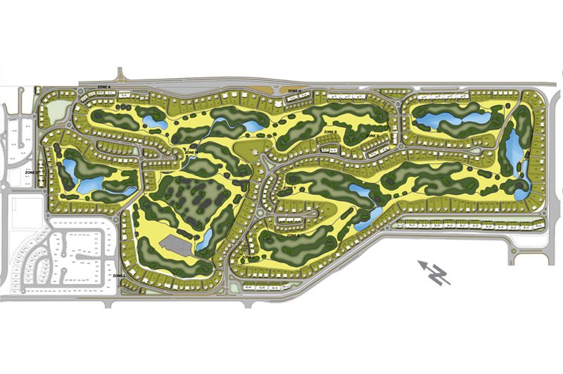 Palm Hills Golf Views الماستر بلان