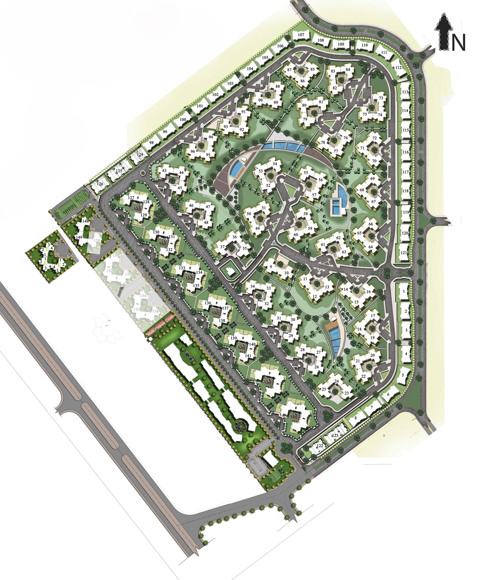 Palm Parks الماستر بلان