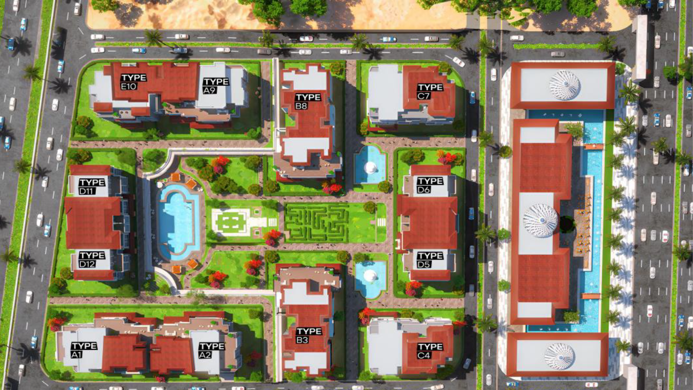 Peerage Residence الماستر بلان