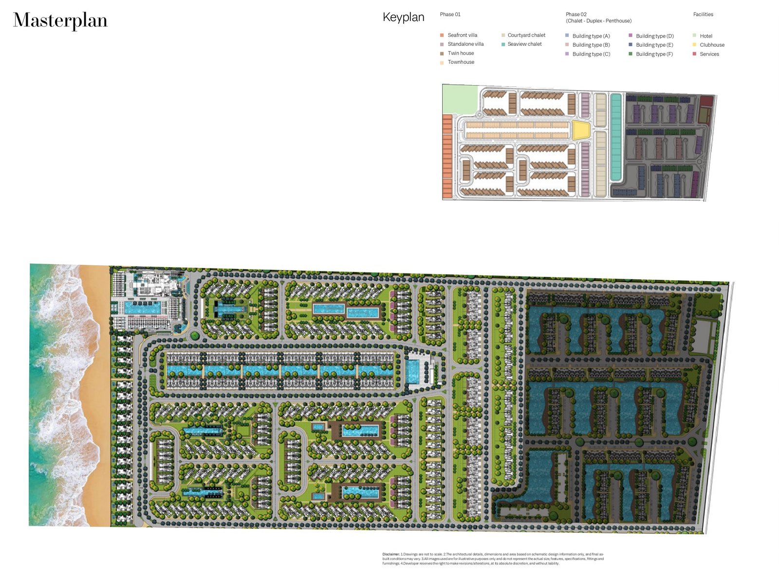 The Waterway North Coast-Phase One الماستر بلان