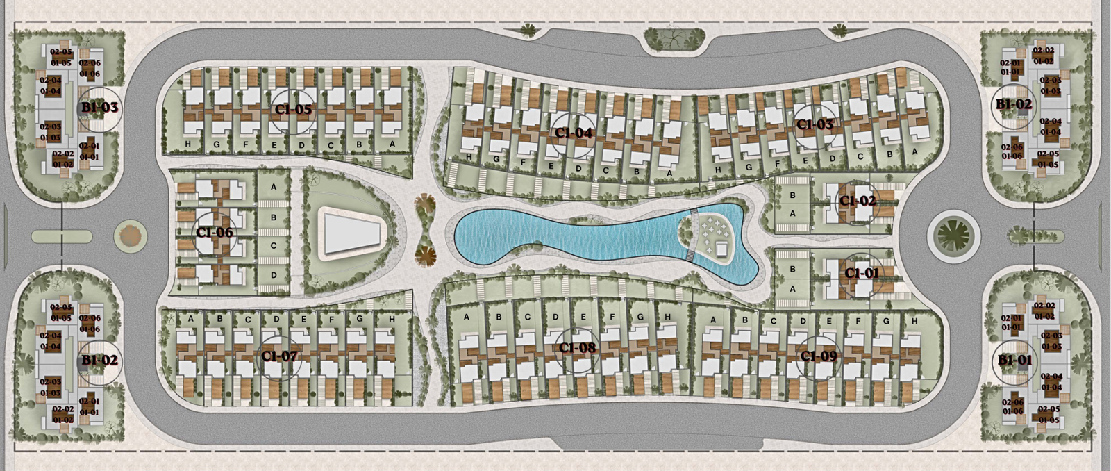 V residence الماستر بلان