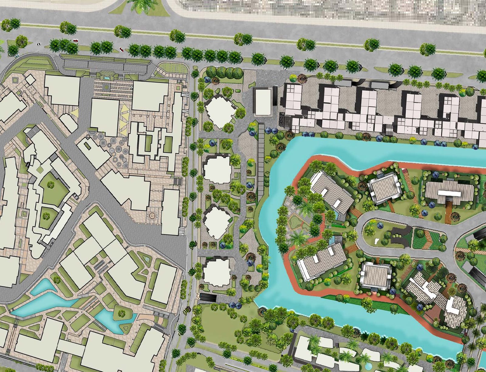 Waterfront Residence الماستر بلان