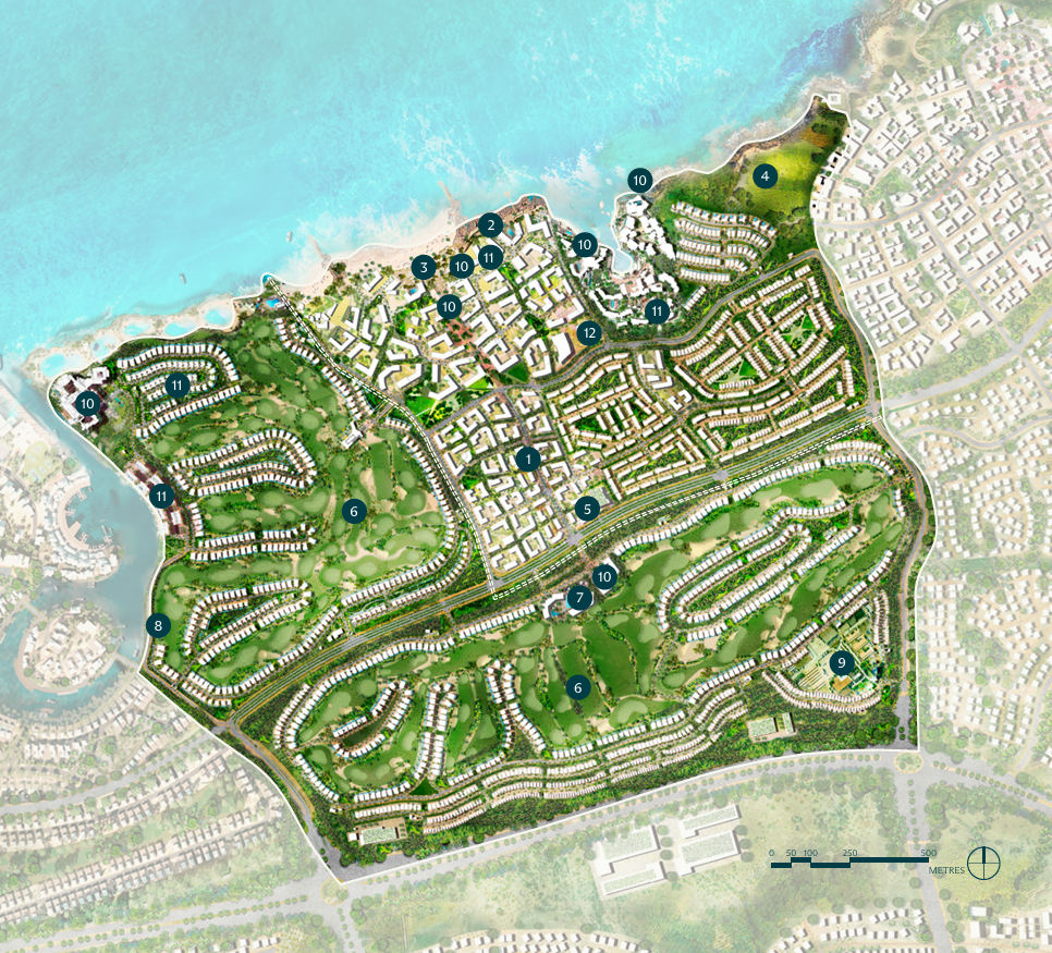 Yemm Beach Plaza – Ras El Hekma الماستر بلان